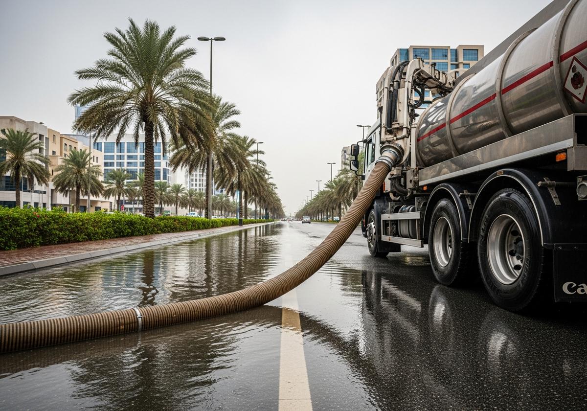 Rain Water Removal Service Dubai